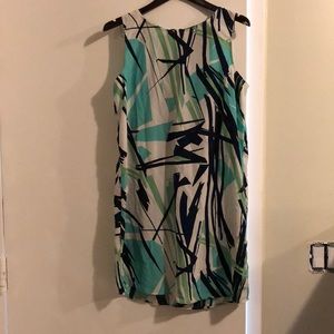 Fun printed shift dress